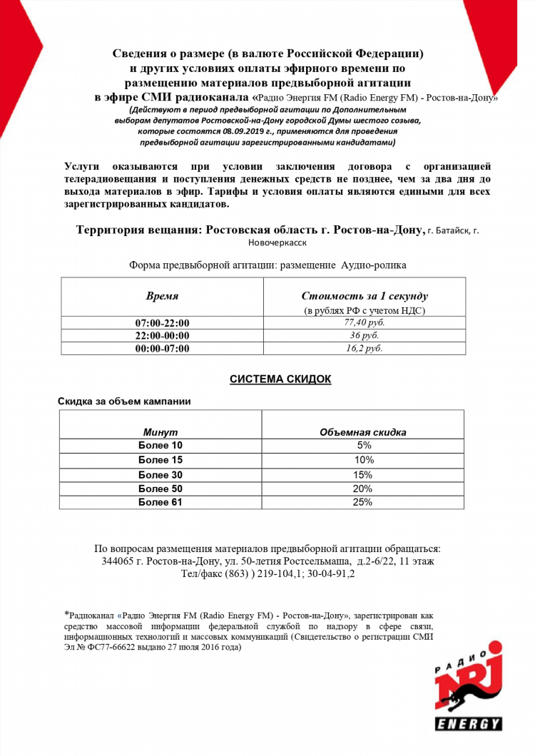 Радио энерджи эфир